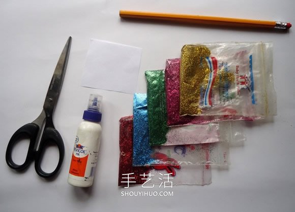 簡單手工制作閃光貼紙的做法教程 -  rpnrmr.com