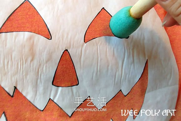 自制萬(wàn)圣節(jié)南瓜燈T恤的方法圖解教程 -  rpnrmr.com