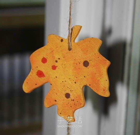 自制秋天葉子裝飾的方法圖解教程 -  rpnrmr.com