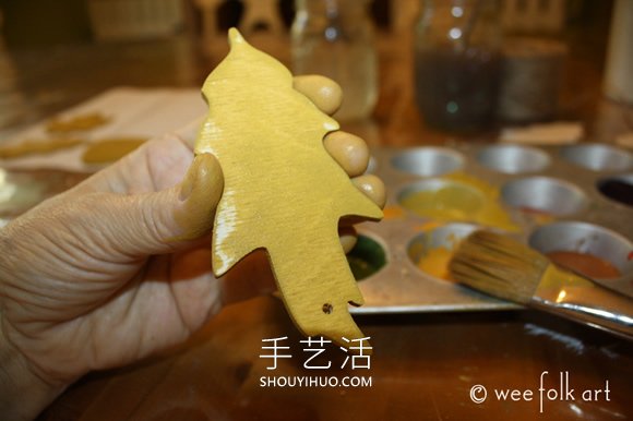 自制秋天葉子裝飾的方法圖解教程 -  rpnrmr.com