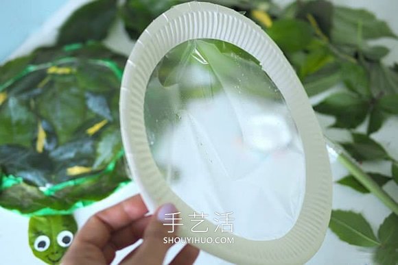 紙盤和樹葉手工制作可愛烏龜?shù)淖龇ń坛?-  rpnrmr.com