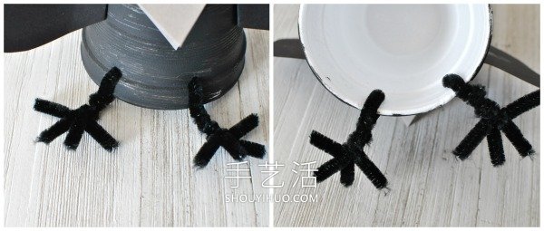 泡沫杯手工制作可愛烏鴉的做法教程 -  rpnrmr.com