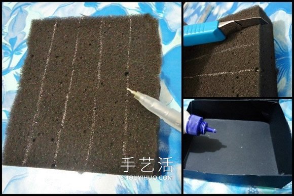 卡紙手工制作戒指收納盒的做法教程 -  rpnrmr.com