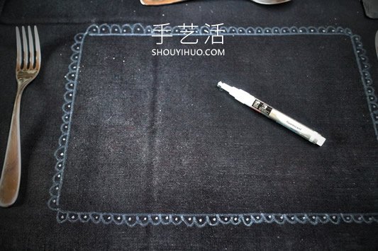 方便擺桌的西餐桌布DIY制作圖解教程 -  rpnrmr.com