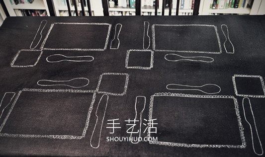 方便擺桌的西餐桌布DIY制作圖解教程 -  rpnrmr.com