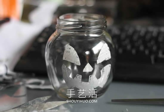 玻璃罐手工制作南瓜燈的簡單做法教程 -  rpnrmr.com
