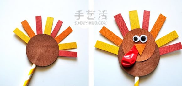 感恩節(jié)裝飾蛋糕的火雞手工制作教程 -  rpnrmr.com