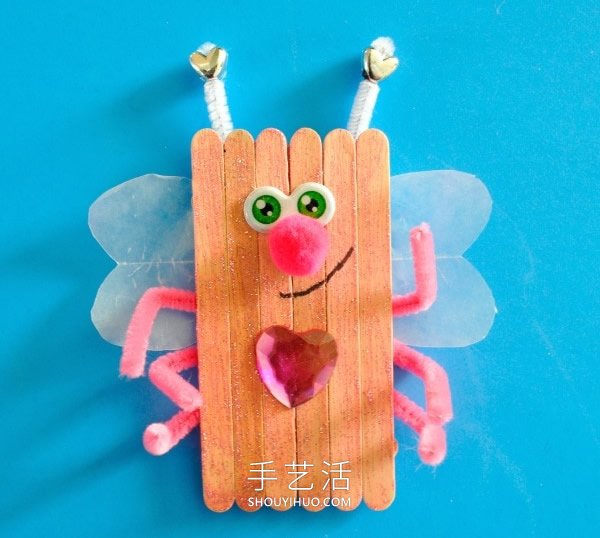 幼兒園手工制作雪糕棍蟲(chóng)子的做法教程 -  rpnrmr.com