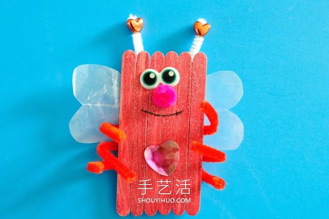幼兒園手工制作雪糕棍蟲(chóng)子的做法教程 -  rpnrmr.com
