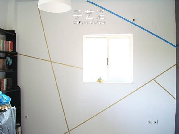 自己動(dòng)手DIY墻飾的方法 畫出漂亮金色線條！ -  rpnrmr.com