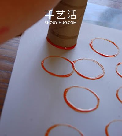 用卷紙筒畫萬圣節(jié)南瓜的簡單方法圖解 -  rpnrmr.com