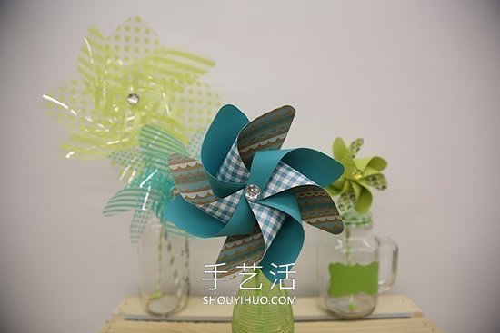 春天風(fēng)車裝飾的手工制作方法圖解教程 -  rpnrmr.com