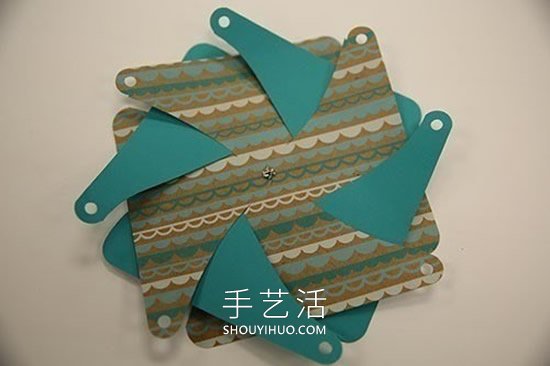 春天風(fēng)車裝飾的手工制作方法圖解教程 -  rpnrmr.com
