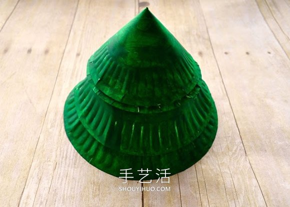 幼兒園手工制作立體紙盤圣誕樹的做法教程 -  rpnrmr.com