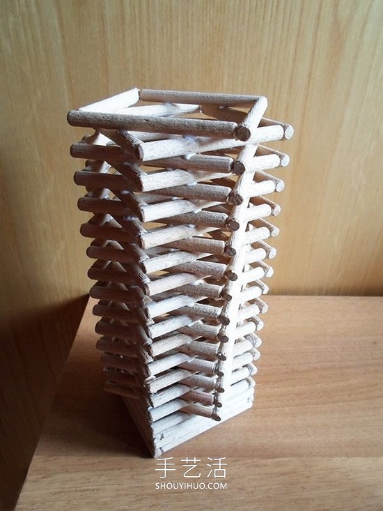 用木棍制作立體幾何燈罩燈飾的做法教程 -  rpnrmr.com