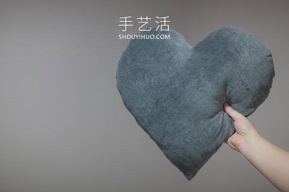 舊運動褲改造制作愛心墊子的方法圖解 -  rpnrmr.com