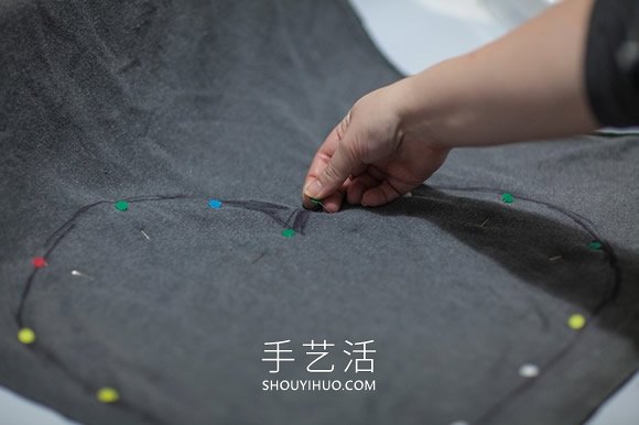 舊運動褲改造制作愛心墊子的方法圖解 -  rpnrmr.com