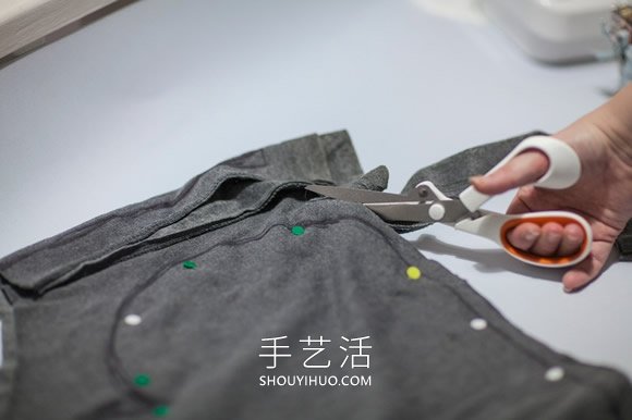 舊運動褲改造制作愛心墊子的方法圖解 -  rpnrmr.com