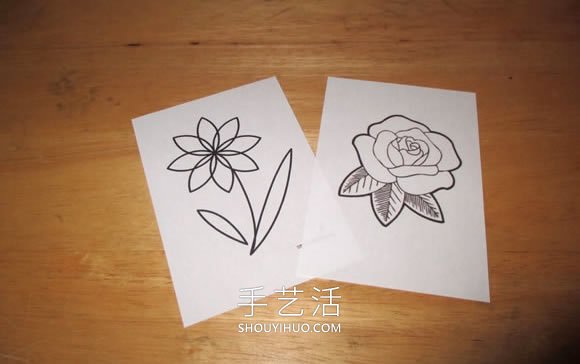 漂亮花朵感恩卡的制作方法圖解教程 -  rpnrmr.com