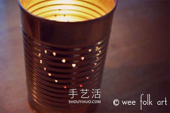 自制鐵罐燈籠制作方法過(guò)程圖解教程 -  rpnrmr.com