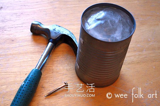 自制鐵罐燈籠制作方法過(guò)程圖解教程 -  rpnrmr.com