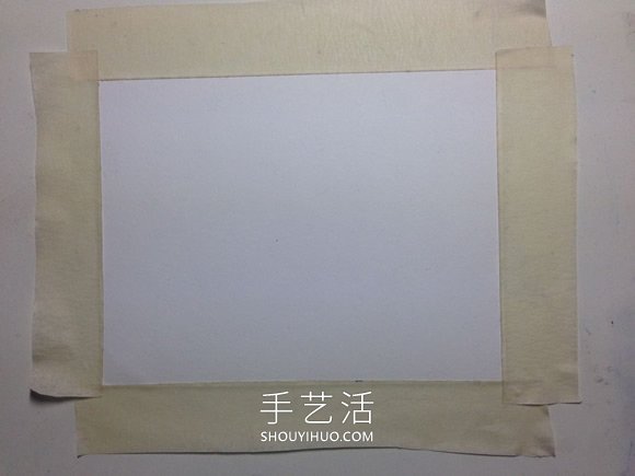 用鹽和水彩手工制作創(chuàng)意感恩卡的做法教程 -  rpnrmr.com