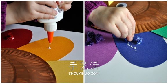 用紙盤做火雞的教程圖片簡單又可愛 -  rpnrmr.com
