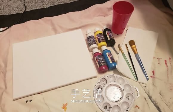 自己動(dòng)手繪畫萬圣節(jié)裝飾畫的方法圖解教程 -  rpnrmr.com