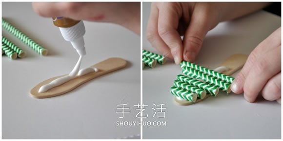 幼兒園手工制作紙吸管圣誕樹故事的做法教程 -  rpnrmr.com