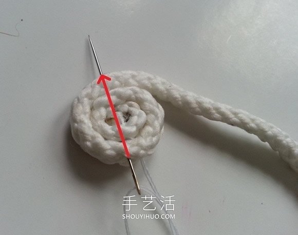 尼龍繩手工制作花朵杯墊的做法教程 -  rpnrmr.com