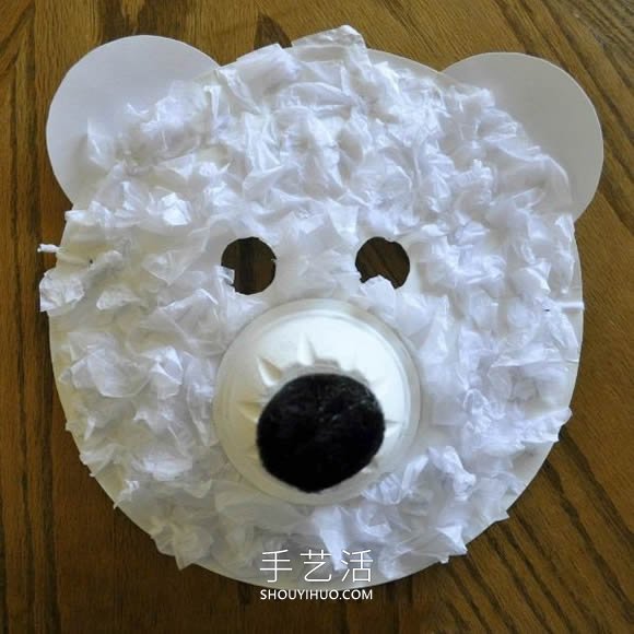簡單自制北極熊面具的方法圖解教程 -  rpnrmr.com