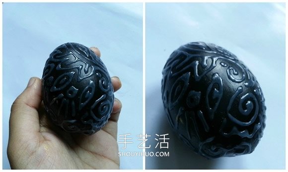 蛋殼變廢為寶制作金紋復活節(jié)彩蛋的做法教程 -  rpnrmr.com