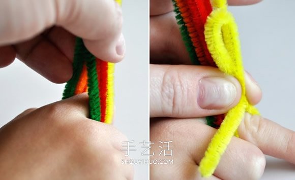 扭扭棒簡(jiǎn)單手工制作火雞戒指的做法教程 -  rpnrmr.com