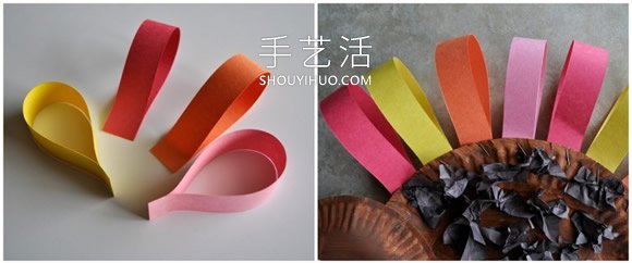 超簡(jiǎn)單手工紙盤火雞的做法圖片教程 -  rpnrmr.com