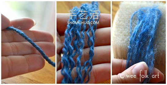 羊毛氈橡子的制作方法 掛起來就像一道彩虹！ -  rpnrmr.com