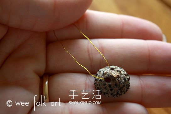 羊毛氈橡子的制作方法 掛起來就像一道彩虹！ -  rpnrmr.com