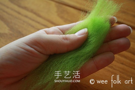 羊毛氈橡子的制作方法 掛起來就像一道彩虹！ -  rpnrmr.com