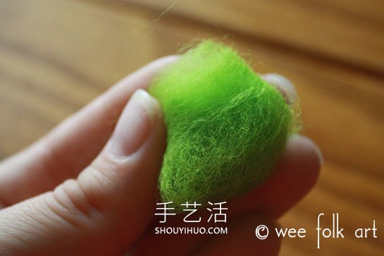 羊毛氈橡子的制作方法 掛起來就像一道彩虹！ -  rpnrmr.com