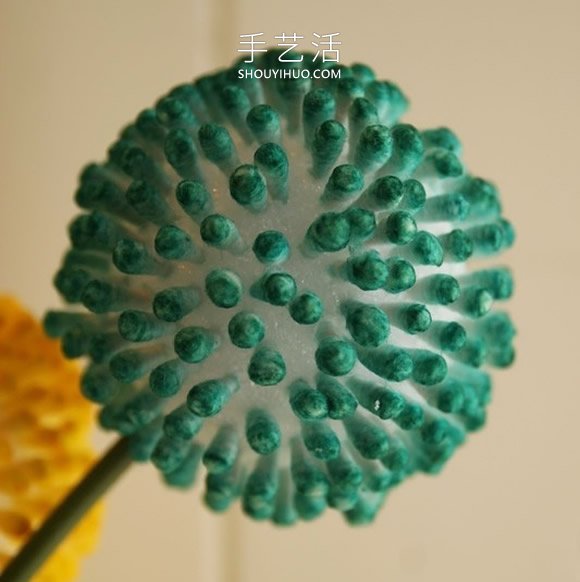 簡(jiǎn)單棉簽花的手工制作方法圖解教程 -  rpnrmr.com