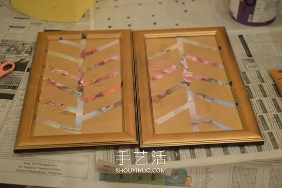 簡(jiǎn)單用閃光卡紙制作摩洛哥主題裝飾畫的方法 -  rpnrmr.com