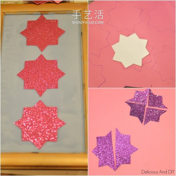簡(jiǎn)單用閃光卡紙制作摩洛哥主題裝飾畫的方法 -  rpnrmr.com