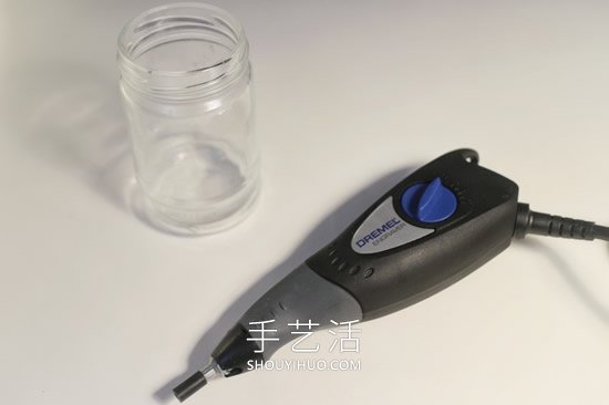 玻璃瓶廢物利用DIY制作蒲公英燭臺的做法教程 -  rpnrmr.com