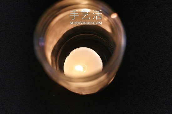 玻璃瓶廢物利用DIY制作蒲公英燭臺的做法教程 -  rpnrmr.com