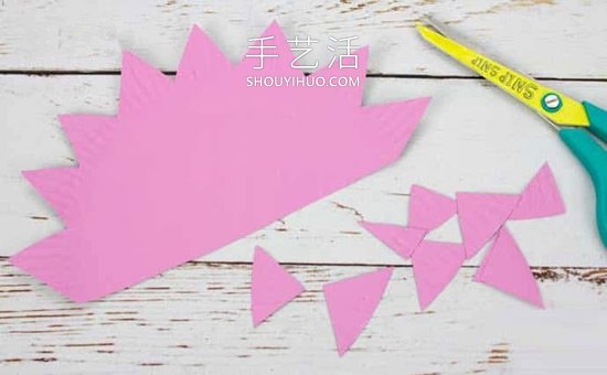 幼兒園用紙盤手工制作刺猬的做法教程 -  rpnrmr.com