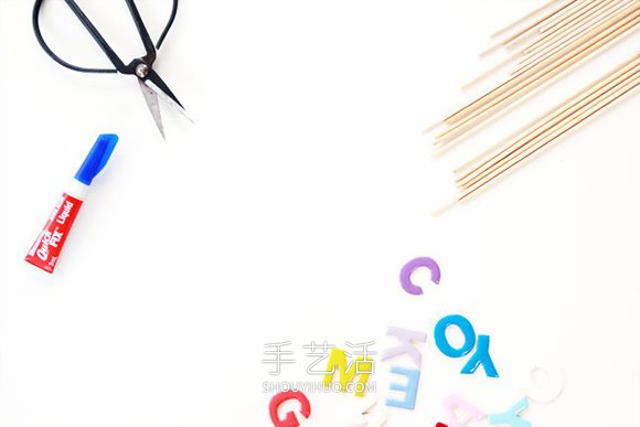 自制糖果色蛋糕字母標(biāo)簽的做法教程 -  rpnrmr.com