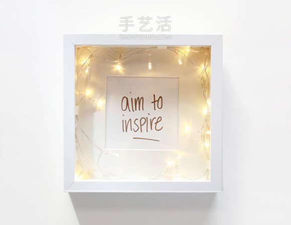 自制漂亮相框燈飾的做法教程圖解 -  rpnrmr.com