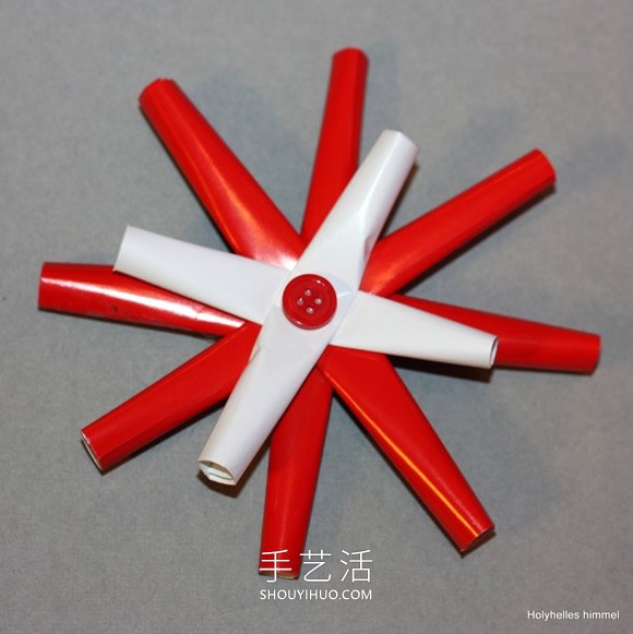 自制圣誕節(jié)禮物裝飾雪花的方法圖解教程 -  rpnrmr.com
