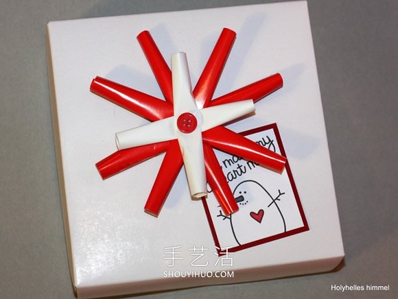 自制圣誕節(jié)禮物裝飾雪花的方法圖解教程 -  rpnrmr.com