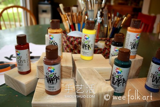 感恩節(jié)木制積木裝飾的做法教程 -  rpnrmr.com