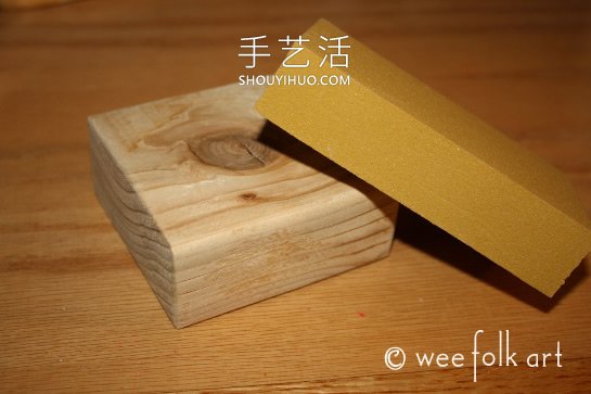 感恩節(jié)木制積木裝飾的做法教程 -  rpnrmr.com